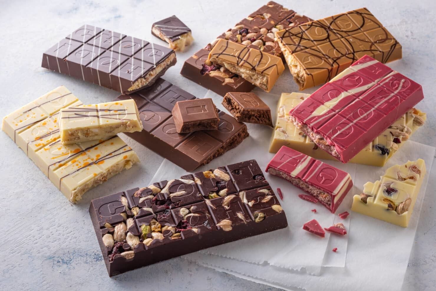 De lekkerste chocolade repen van Nederland