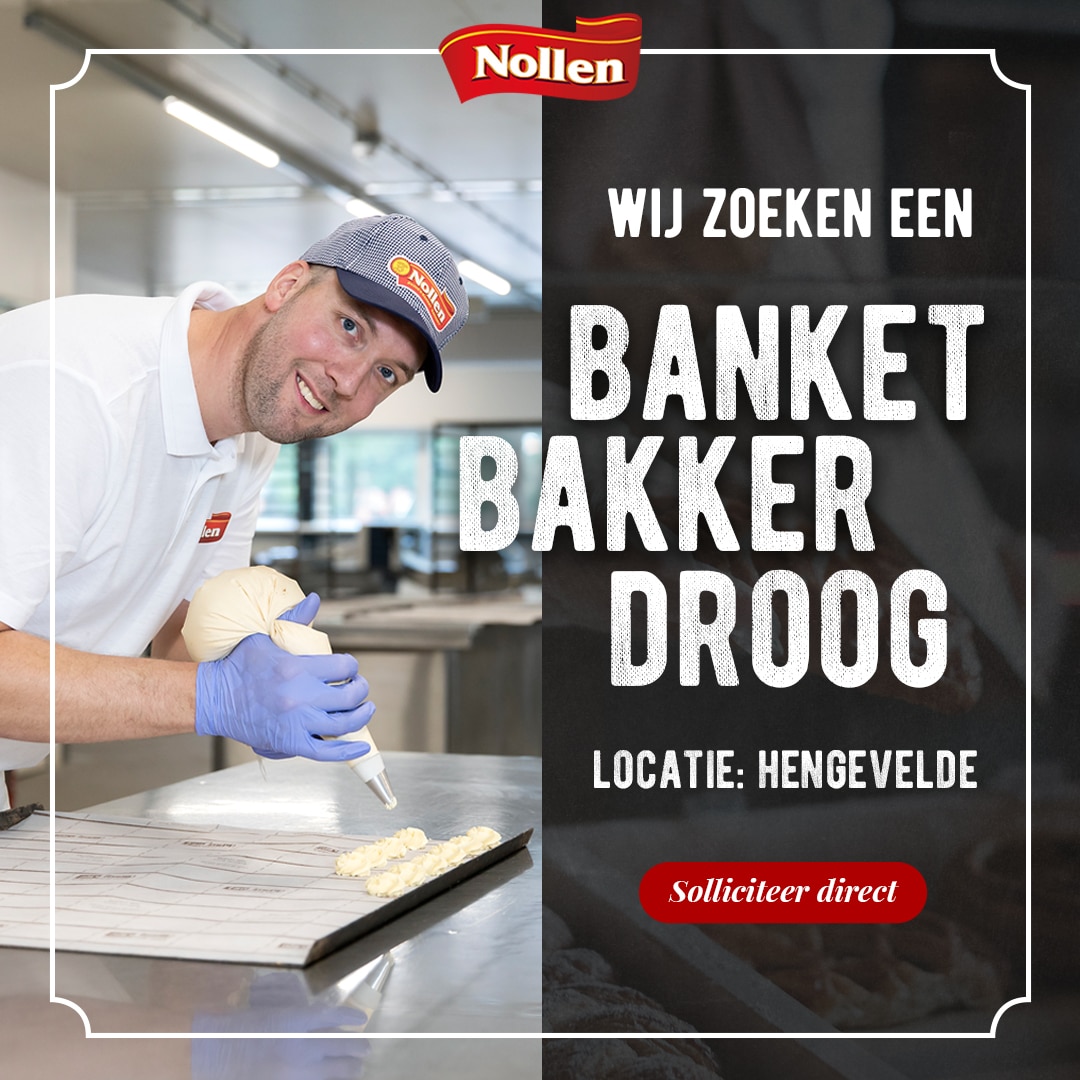Wij Zoeken Een Banketbakker Droog