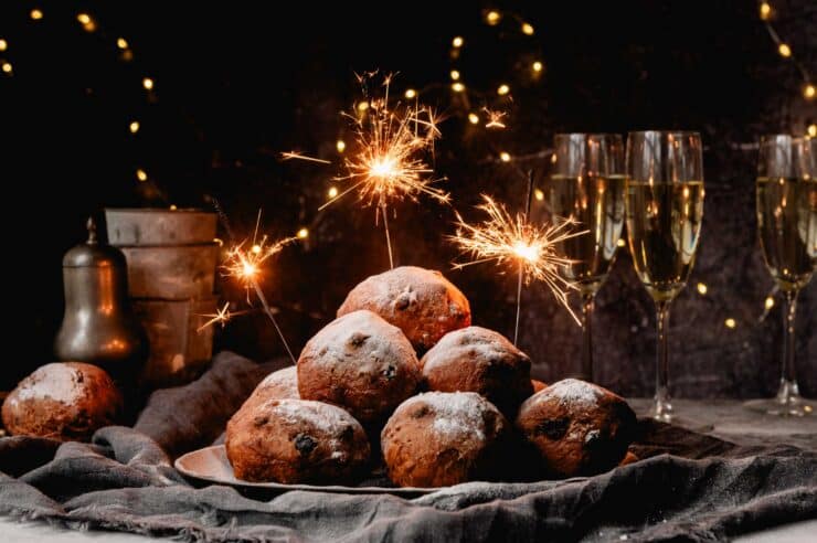 Oliebollen Met Krent